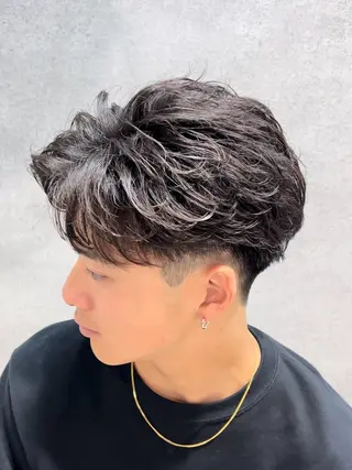 ショート パーマ メンズ メンズ特化⚡️パーマ テッタのヘアスタイル