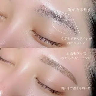 アイブロウ mignon /まつげパーマ・小顔の眉毛・アイブロウイメージ