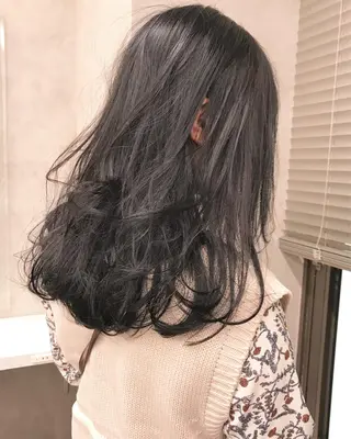 セミロング カラー 💞あざと可愛い💞 児玉大地のヘアスタイル