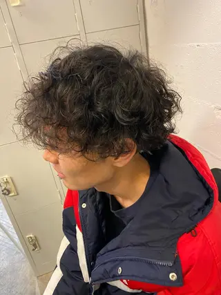 ショート パーマ satsuki レイヤー・暖色のヘアスタイル