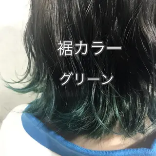 ミディアム カラー パーマ ヘアアレンジ メンズ ネイル マツエク・マツパ サロンドミルク 渋谷高比良のヘアスタイル