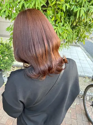 ミディアム 【艶ｶﾗｰ/ｼｮｰﾄ 】田原 愛菜🐯のヘアスタイル