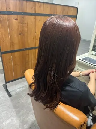 カラー 田口 夏鈴のヘアスタイル