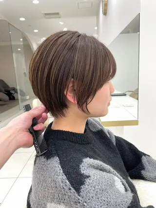 ショート カラー ショート/似合わせ/ 透明感カラー古市唯人のヘアスタイル