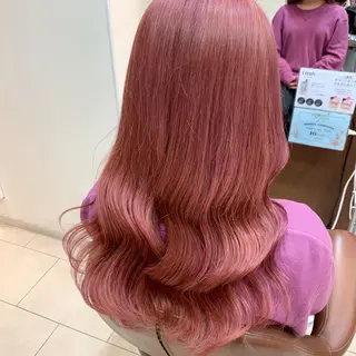 ロング カラー 'comma rinkaのヘアスタイル