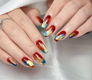 ネイル Aura  Nail 長さだし/パラジェルのネイルデザイン