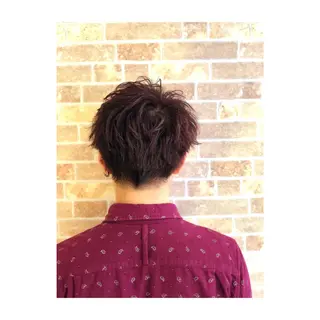 ショート カラー メンズ 中野 竜介のヘアスタイル