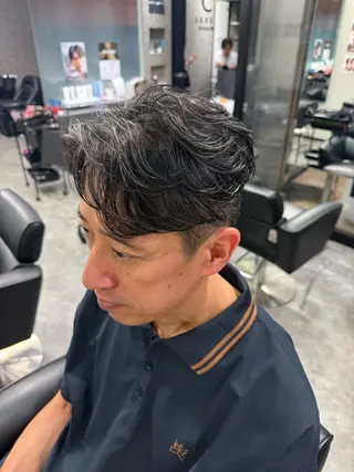 メンズ 海外ヘア 本田 有里のヘアスタイル