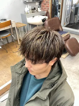 カラー メンズ エクステ/コーンロウ KURUMI⛓️🔥のヘアスタイル