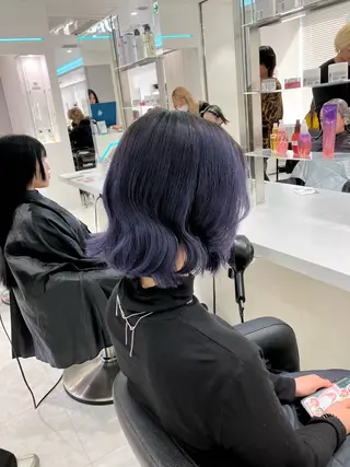 ショート カラー ヘアアレンジ 💓色落ちまで綺麗な 垢抜けカラー💓のヘアスタイル