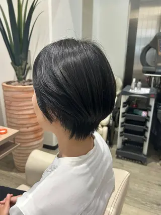 ショート 能登 彩穂のヘアスタイル