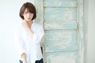ショート カラー パーマ RAPT bis ラプトビズのヘアスタイル