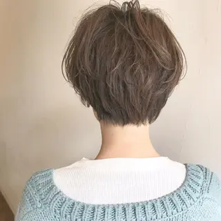 ショート パーマ ◎モチマル チアキ◎のヘアスタイル