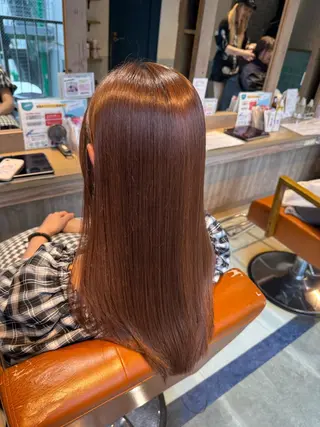 ロング 🩵盛れる顔周り/ 艶カラーemi🩵のヘアスタイル