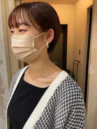 ショート カラー SALTWATER AYARIのヘアスタイル