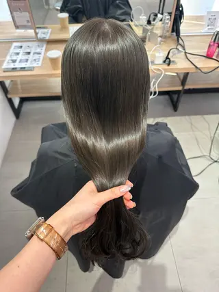 ロング カラー REINA☁️透明感 カラー/ぷつっと♡のヘアスタイル