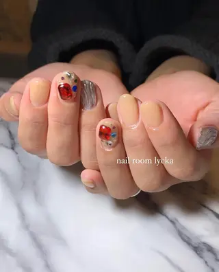 ネイル ネイルルームリッカ 𝐦𝐚𝐲𝐮のネイルデザイン