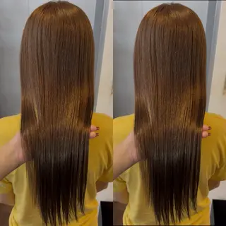 ロング カラー なんば、心斎橋🍓 ハイトーンnicoのヘアスタイル