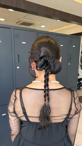 ヘアアレンジ seina🩰 ブリーチ/ヘアセットのヘアスタイル