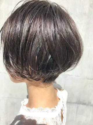 ショート カラー 千葉 郁也のヘアスタイル