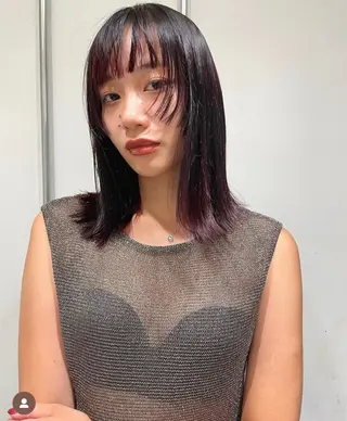 ミディアム HIBIKI/原宿 ハッシュカット🪄のヘアスタイル