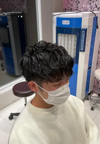 ショート パーマ メンズ ✂︎山﨑 涼太✂︎のヘアスタイル