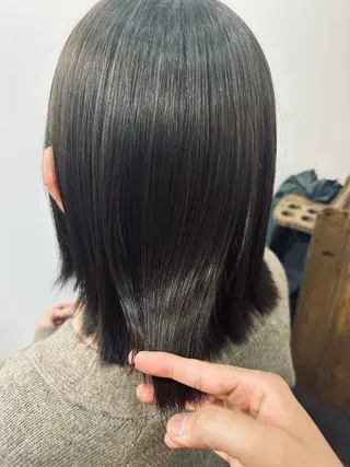 ミディアム カラー hair salon Mareのヘアスタイル