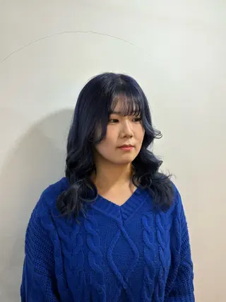 ミディアム mopa yuiのヘアスタイル