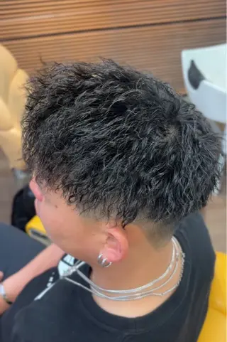 ショート パーマ メンズ 💈メンズカット 💈とーごのヘアスタイル