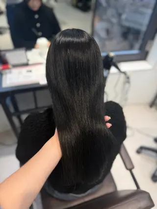 ロング カラー caho／大阪梅田 韓国ヘア♡のヘアスタイル