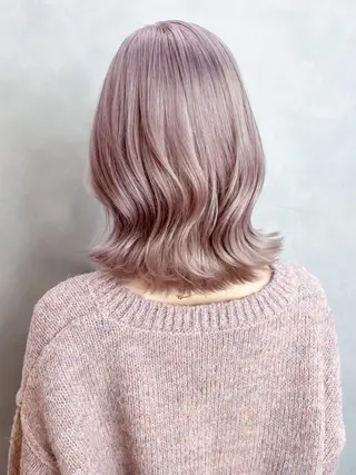 ミディアム カラー ITbyALBUM 松戸のヘアスタイル