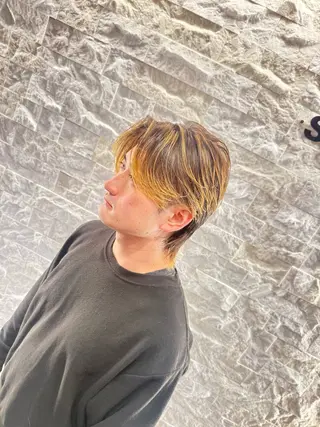 ミディアム メンズ 深野 茜のヘアスタイル