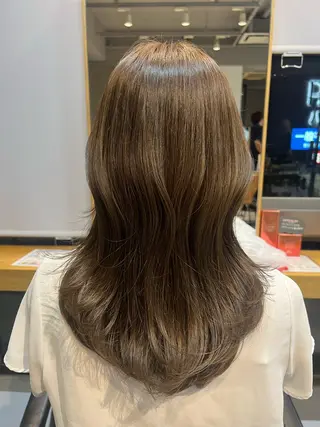 セミロング カラー fifth大川 尚輝のヘアスタイル