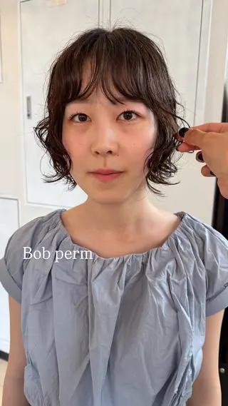パーマ Yui. レイヤー/パーマのヘアスタイル