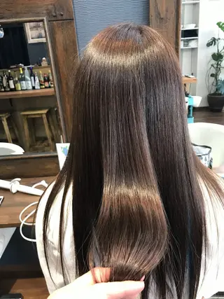 ロング (縮毛矯正専門店) FUNNYのヘアスタイル