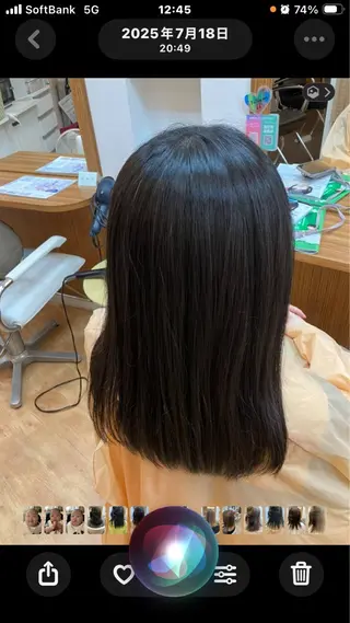 ロング 白髪染め　髪質改善 /湯浅貴子のヘアスタイル