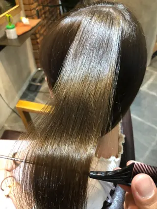 ロング カラー hair care ACRO店長 谷のヘアスタイル