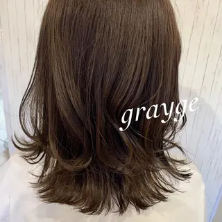 セミロング カラー カぺリベラ 香里園店のヘアスタイル