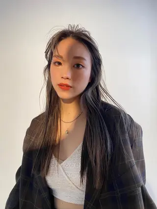ロング カラー フレンチボブパーマ Yuukiのヘアスタイル