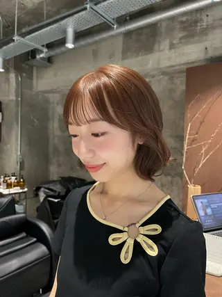 ミディアム nok kaoriのヘアスタイル