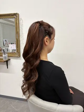 ヘアアレンジ ヘアサロン ミカヅキのヘアスタイル