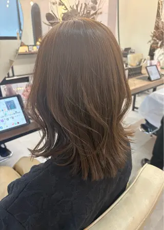 カラー 🫧似合わせレイヤー /縮毛矯正🫧のヘアスタイル