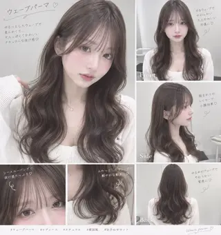 ロング レイヤー/透明感 ベージュ/真希🎀のヘアスタイル