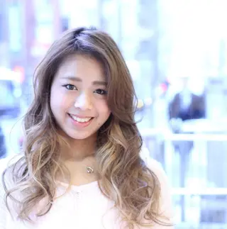 ロング カラー 桐谷 一史のヘアスタイル