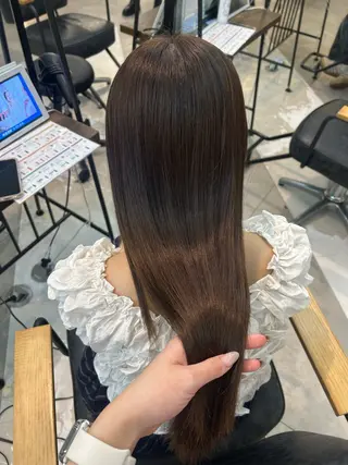 カラー 暖色ෆ‪透明感カラー 🩷cocoriのヘアスタイル