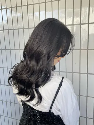 セミロング カラー 透明感/ハイライト 🌺MOMOKAのヘアスタイル