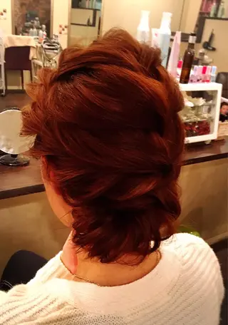 ヘアアレンジ ヘアセット CAnameのヘアスタイル