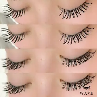 マツエク・マツパ brow&lash WAVEのマツエク・マツパデザイン