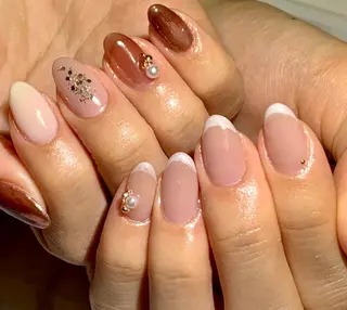 ネイル Lino+ ネイル&よもぎ蒸しのネイルデザイン