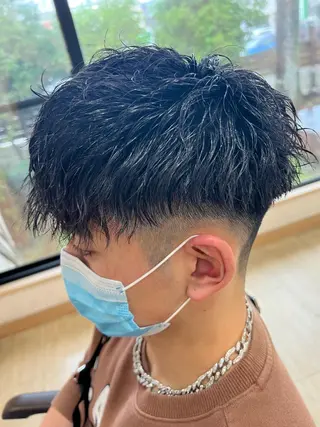 パーマ メンズ 仕上がり満足度 No.1池田篤史のヘアスタイル